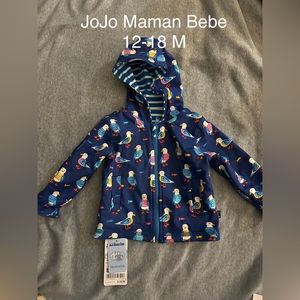 JoJo Maman Bebe seagulls reversible sweatshirt 12-18 M